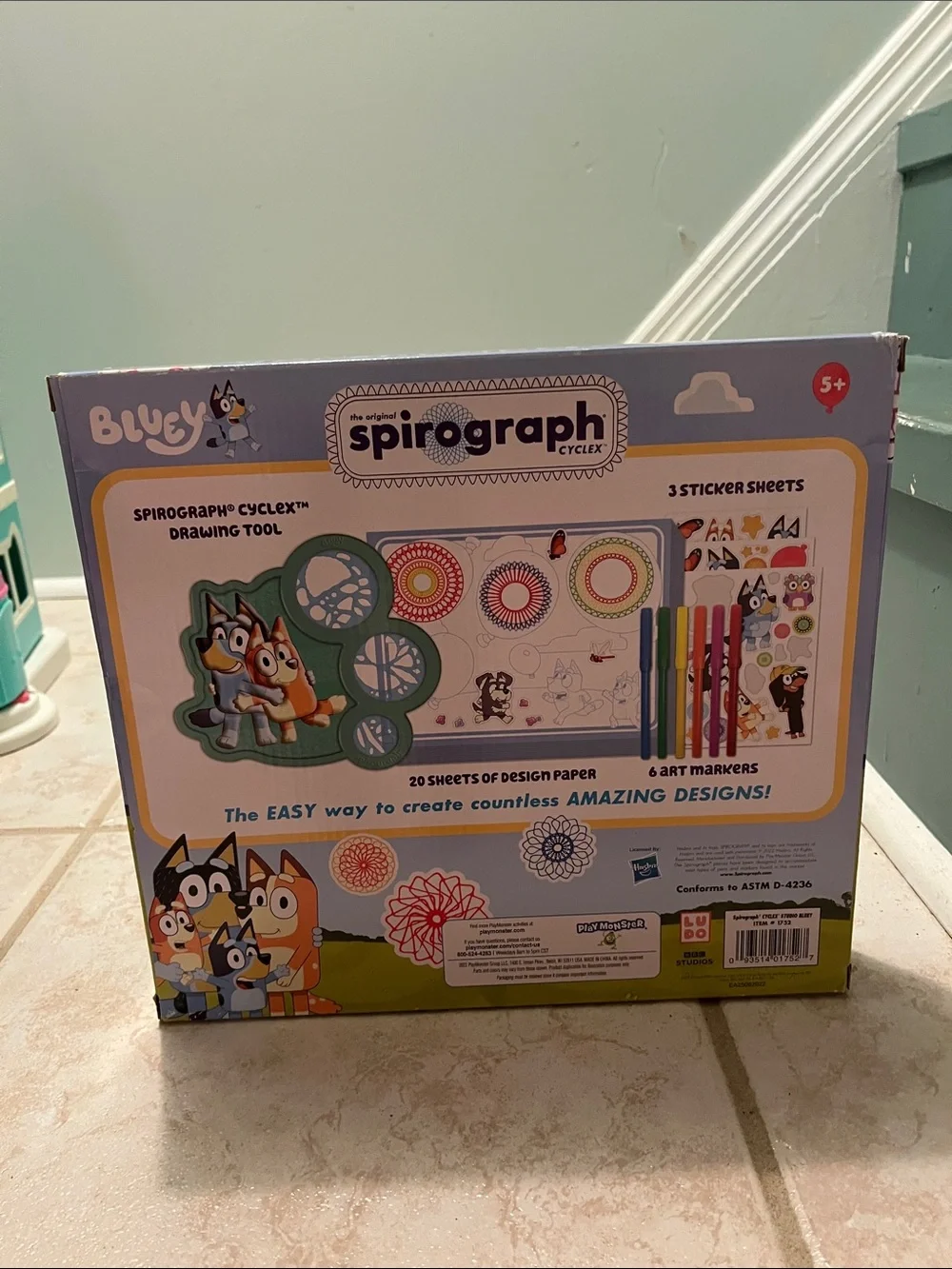 Spirograph Cyclex Kids Drawing Tool - Mint Green